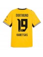 Moški Nogometna dresi replika Borussia Dortmund Konstantinos Karetsas #19 Domači 2026-27 Kratek rokav Moški Nogometna dresi replika Borussia Dortmund Konstantinos Karetsas #19 Domači 2026-27 Kratek rokav